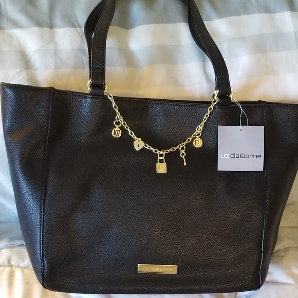 Liz Claiborne Handbags - BNWT Liz Claiborne Katrina tote, Black, gorgeous